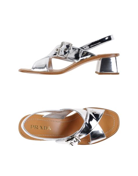 prada metallic slippers|prada slippers for women.